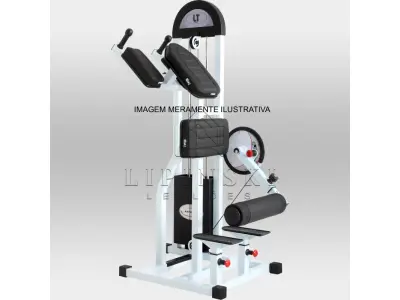 LOTE 039 - MÁQUINA FLEXORA EM PÉ