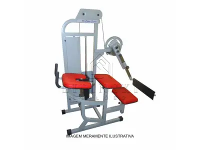 LOTE 031 - MÁQUINA GLÚTEOS 4 APOIOS