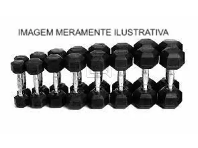 LOTE 021 - JOGO DE HALTERES